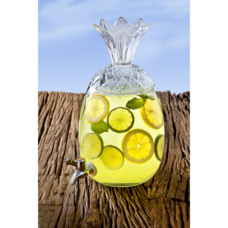 Godinger Silver Art Co Pineapple Serving 128 oz. Beverage Dispenser